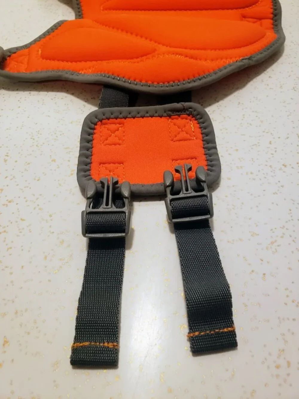 Outward Hound Orange Dog Life Jacket Vest Safety Harness Size XS